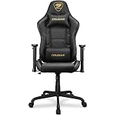 Cougar Armor Elite Royal Ergonomic Gaming Chair, Premium PVC Leather, 2D Armrest, 160&ordm; Reclining, Height Adjustment, Adjustable Tilt Tension, Head &amp; Lumbar Pillow