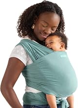 Moby Wrap Element Baby Sling Carrier Newborn to Toddler Hydro view 2