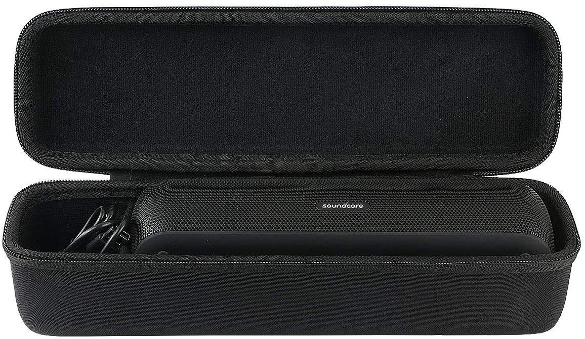 Khanka Hard Case Carrying Bag for Anker Soundcore Motion+ Plus Bluetooth Speaker and Accessories.(Case only)