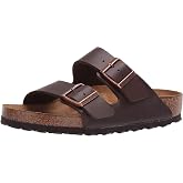 Birkenstock Unisex Arizona BS Birko-Flo Sandals, Dark Brown, 8 Women/6 Men, 39EU