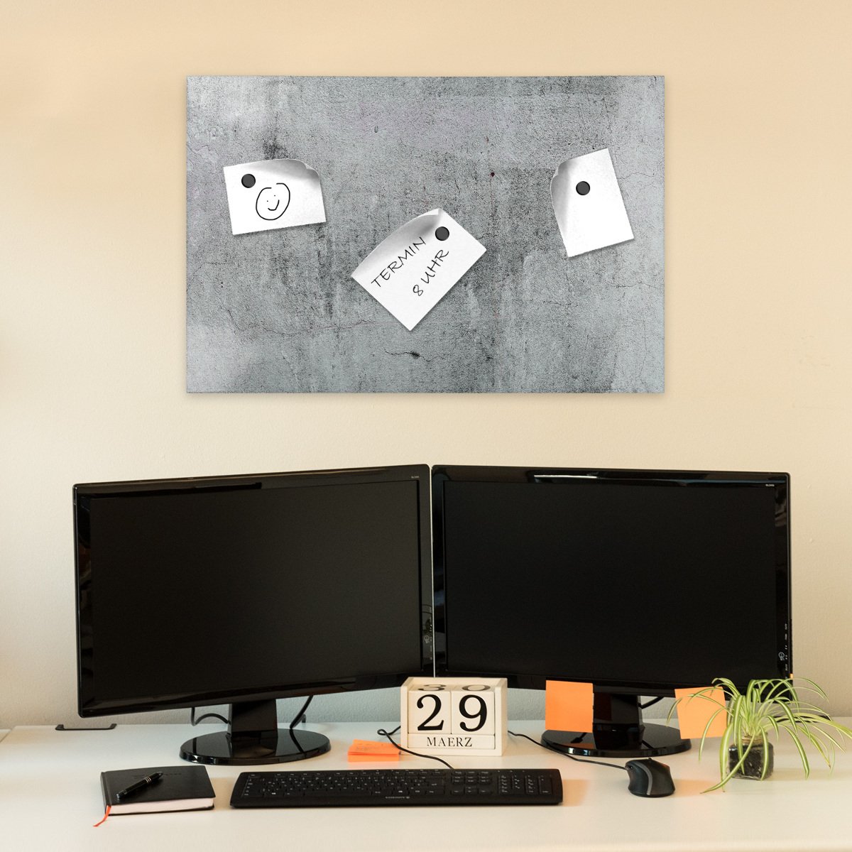 Lavagna Magnetica Navaris 40x60cm Design Mappa Mondo - Con Pennarello E Calamite - Foto 3