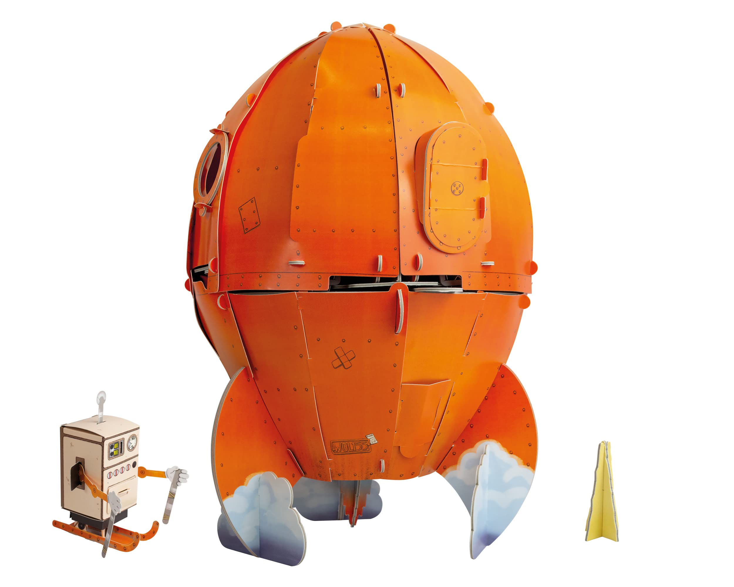 Build Your Own Wallace & Gromit Rocket - from the Movie 'A Grand Day Out' - Cardboard Craft Kit - Ages 10+