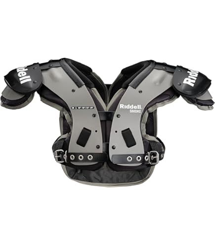 Amazon.com : Riddell JPK+ Shoulder Pad with Back Plate,Black/Red