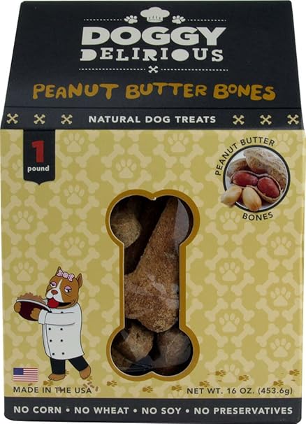 doggy delirious peanut butter bones
