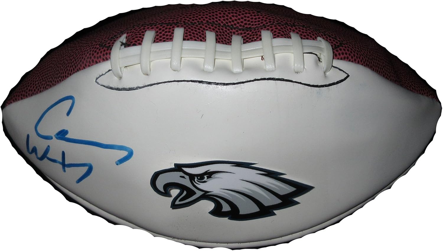carson wentz autographed football