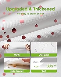 Pureegg Plastic Table Cloth Disposable 10 Pack, 54