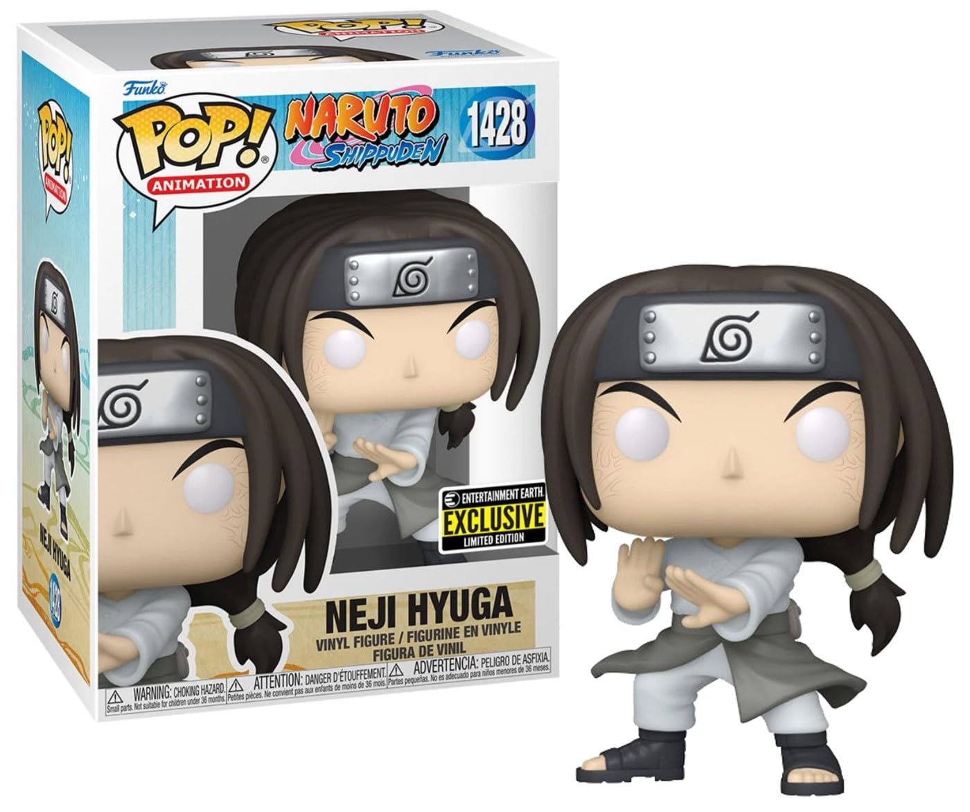Funko Pop! Animation: Naruto Shippuden - Neji Hyuga Common (Entertainment Earth Exclusive), 60655