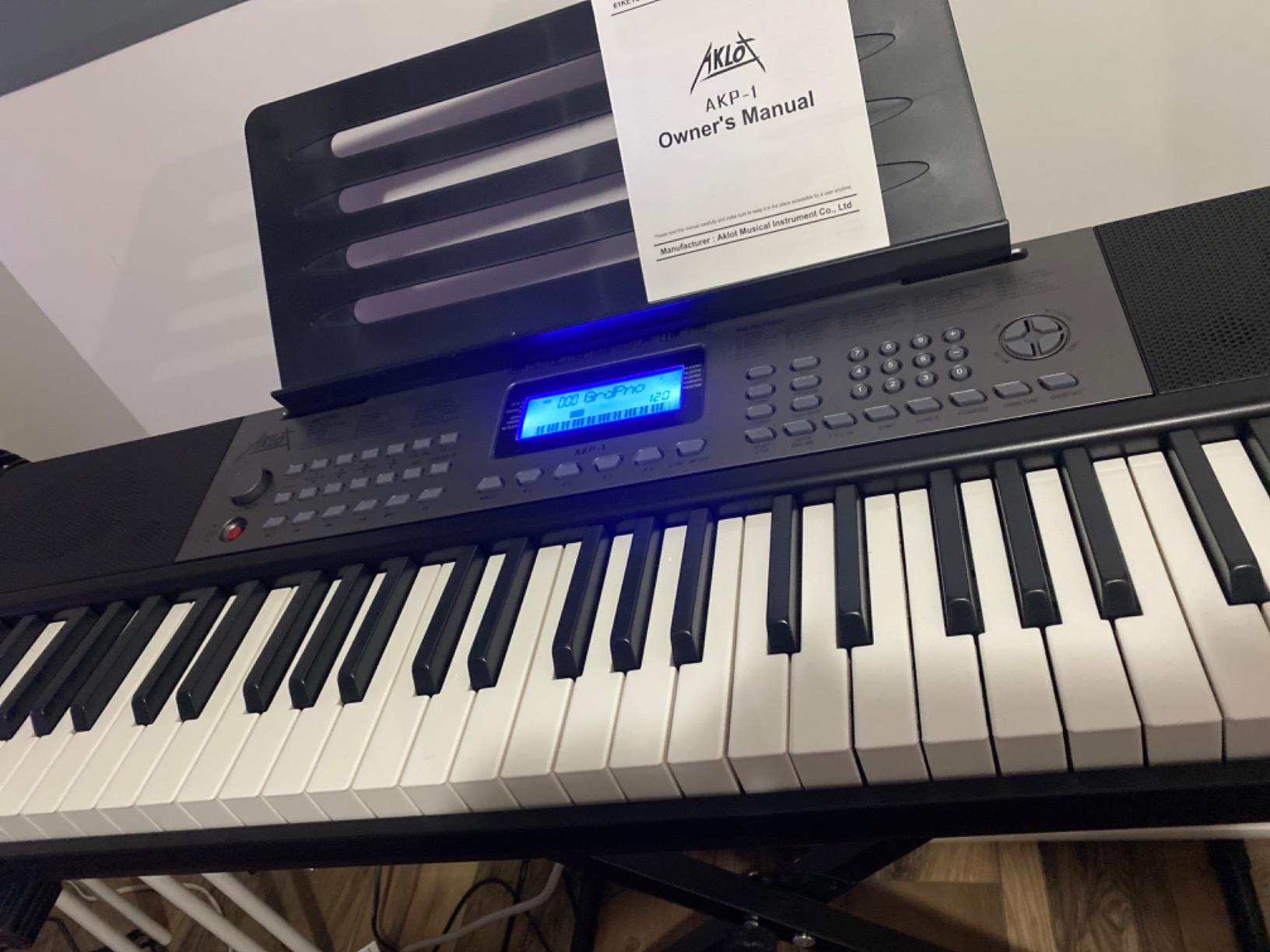 17/mo Finance AKLOT 61Key Keyboard Piano Portable Electronic