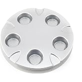 GTownWorks Wheel Center Cap for Chevy Chevrolet S10 Blazer Xtreme 1999-2004 16" x 8" Rim Hubcap Replacement Cover, #9590841, 9593840, 15035067, 1pc, Silver