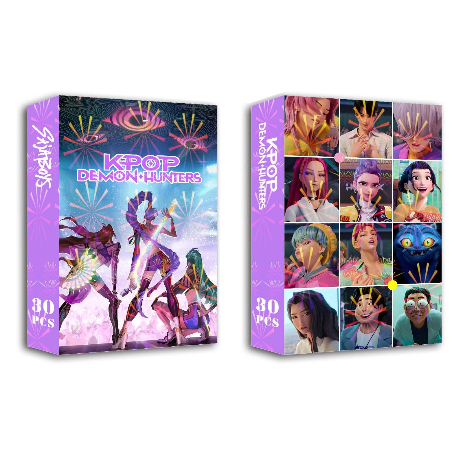 Sanmatic K-Pop Demon LOMO Cards Classic Card Set for Kids Playing for Party Favors and Gift (C) — image 1