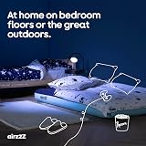 airzzZ Double Inflatable Flocked Air Bed Quick Inflate Deflate Mattress view 2