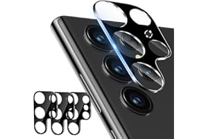 Dengduoduo 3 Pack Camera Lens Protector for Samsung Galaxy S24 Ultra, Tempered Glass Camera Protector Lens Cover, Ultra HD, 9H Hardness, Anti-Scratch, Case Friendly [No Affect on Night Shots]