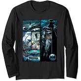 Batman Collage Long Sleeve T-Shirt