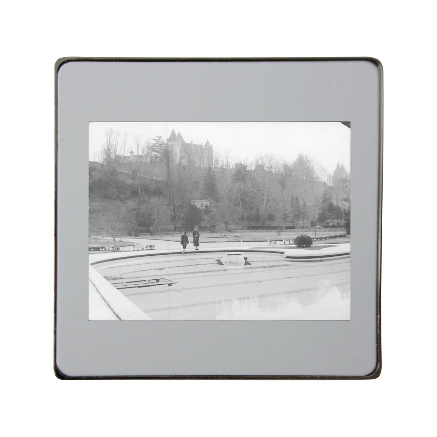 Metal cuadrado imán para nevera con Josephine Baker de pie en el ...