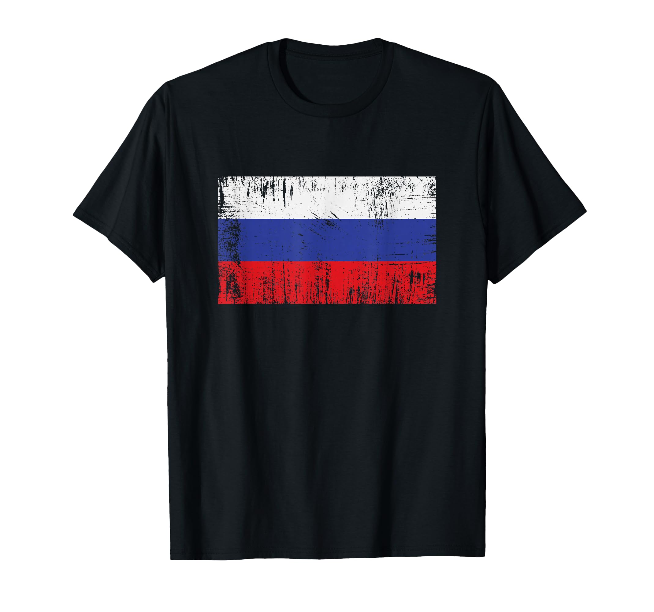 Vintage Russian Banner Fan Russia Flag Retro T-Shirt