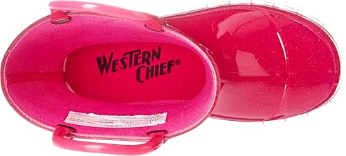 Western Chief Kids Unisex-Kid's Waterproof PVC Light-Up Rain Boot