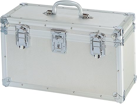 Amazon Co Jp 現金輸送用ジュラルミンケース タテ型 アルミ ケース トランク 業務用 輸送用 運搬用 鍵付き ホーム キッチン