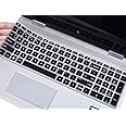 Keyboard Cover for HP Laptop 15.6" 15-dw 15-dy 15-ef 15-cc/cs 15-dy5033dx 15-dy5073dx 15-dy5399nr dy5599nr 15-dy2703dx dy2702dx 15-ef2099nr 15-dw1083wm 15t-dw400, HP Spectre x360 15-ch011dx Skin,Black