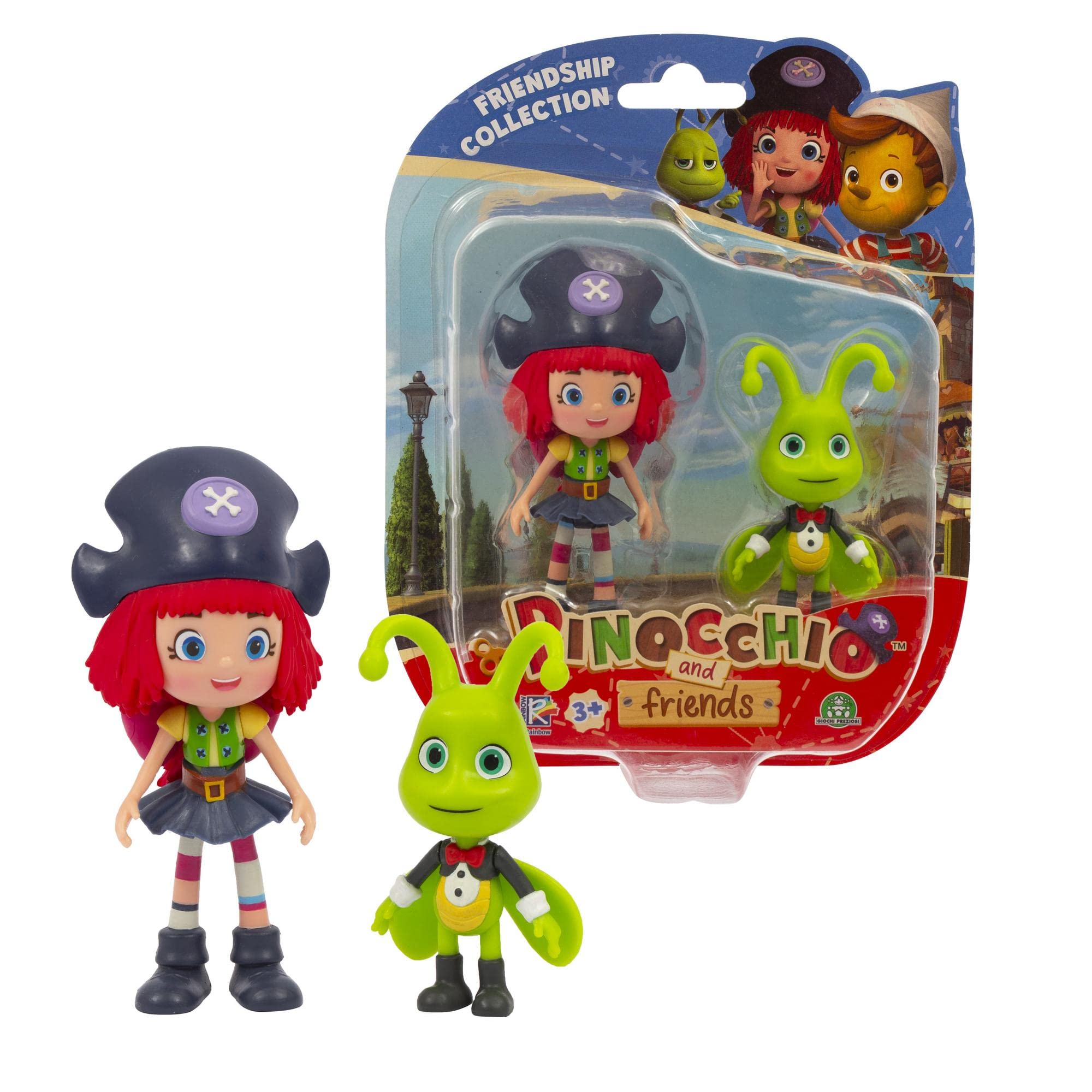 Pinocchio and Friends Action Figure Twin Pack - Pinocchio and Cricket Action Figures