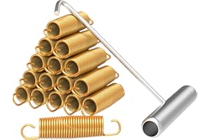 Blanketown 3.5", 5.5", 6.5", 7" Trampoline Springs with Free T-Hooks, Replacement Trampoline Springs, High-Extension,Weather-Resistant Commercial Size Springs,Trampoline Accessories 20 Pack
