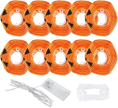 Huairdum 𝐈𝐝𝐞𝐚 𝐆𝐢𝐟𝐭 1.2M 10LED Laternenlichter, Partydekor