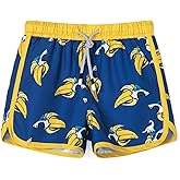 SURF CUZ Boys Swim Trunks Retro Toddler Boy Swimsuit Shorts Quick Dry Swimming Trunks Bathing Suit