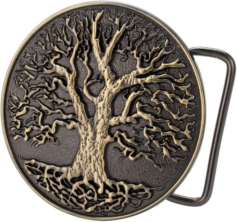 tree of life belt buckle