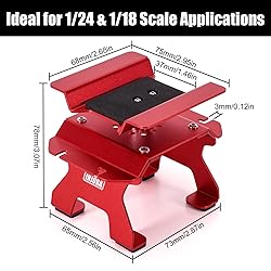 INJORA Aluminum 80g RC Car Stand with Shock Holder