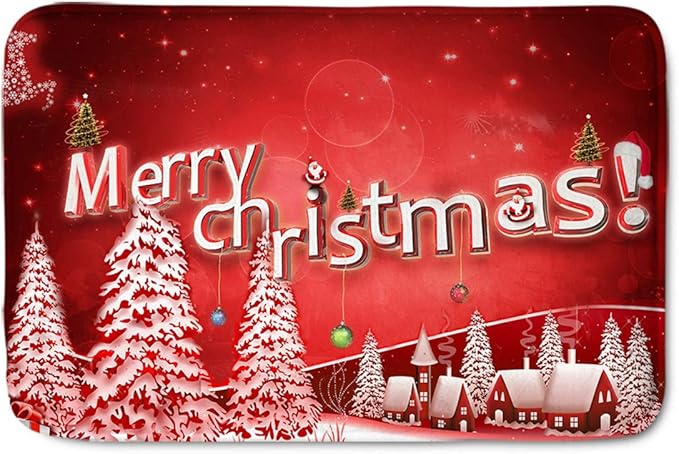 Merry christmas welcome mat Amazon.com: Youngerbaby Custom Merry Christmas Printed Doormat Bath Mats Rugs, Cute Welcome Mat