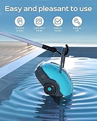 WYBOT Cordless Robotic Pool Vacuum, Powerful