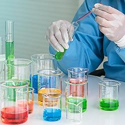 PATIKIL 7ml Plastic Test Tubes with Cork