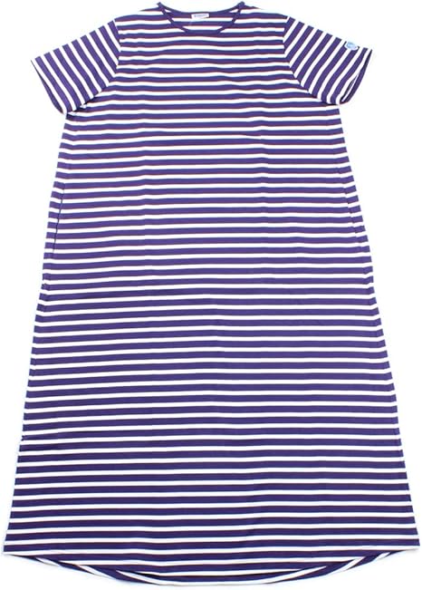 Amazon Co Jp オーチバル オーシバル フレアワンピース ロングワンピース 半袖ワンピース レディース Blue Purple White Bpuwh 1 S M 服 ファッション小物
