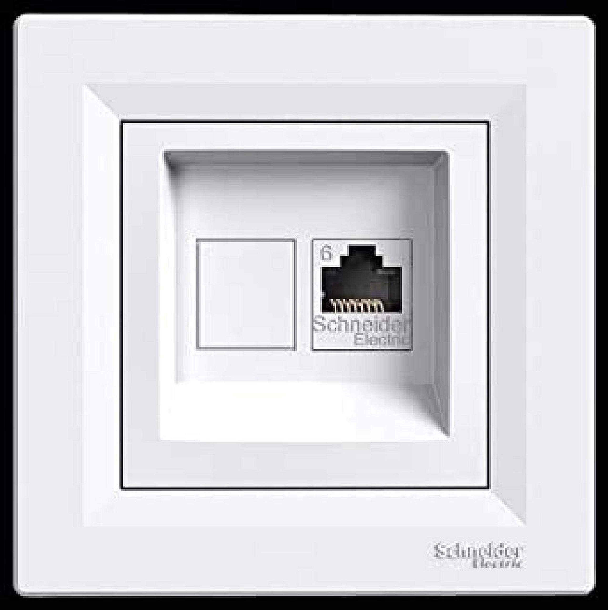 Schneider Electric eph4700121 Socket RJ45 Category 6 UTP White