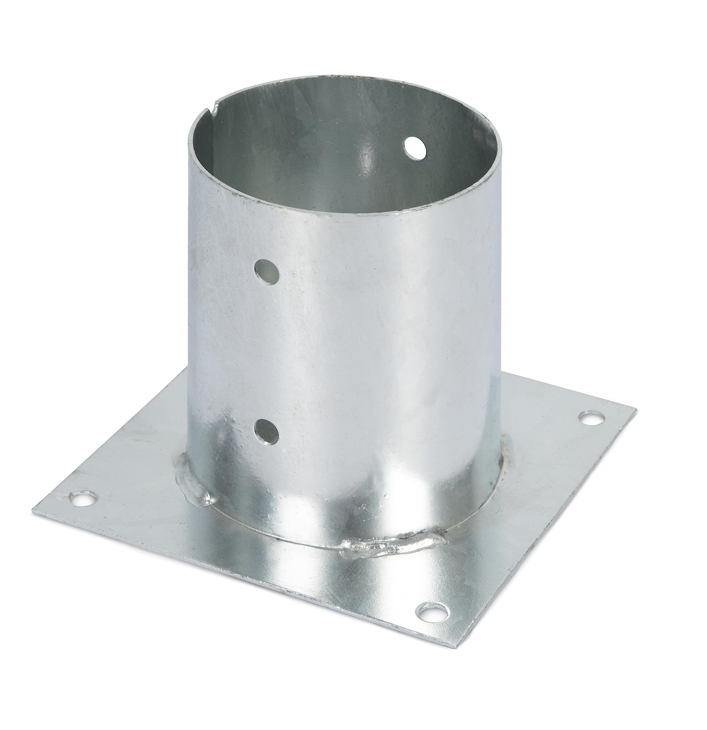 GAH-Alberts Screw-On Sleeve for Circular Wooden Posts Hot-Dip Galvanised Ø121 mm