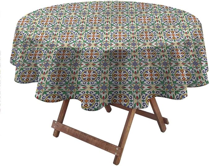 carmaxsHome Summer Tablecloths Geometric for Everyday