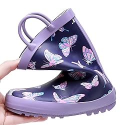 LANCDON Toddler Rain Boots for Boys and Girls
