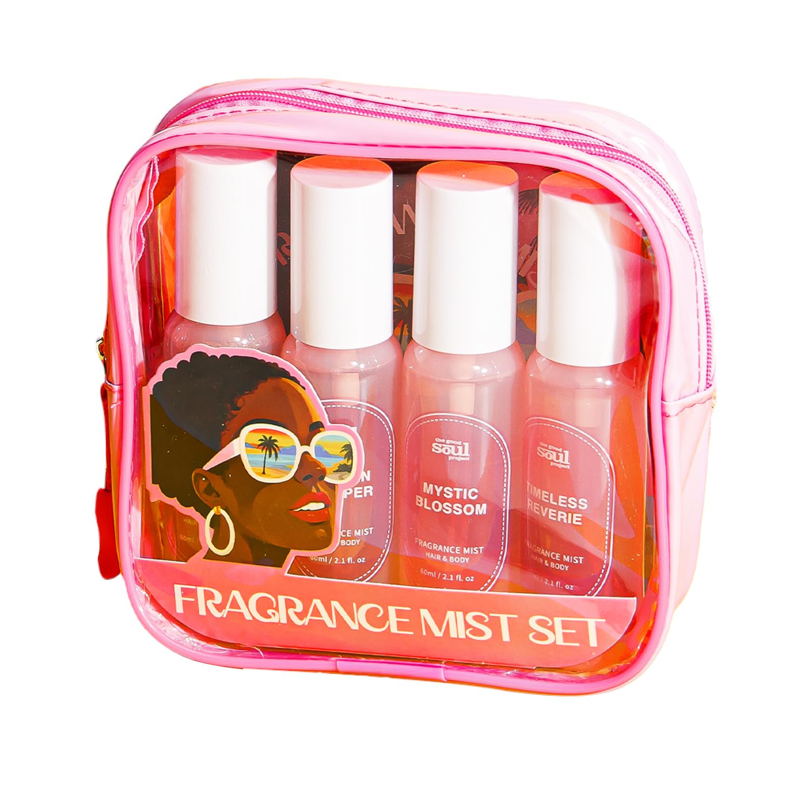 Photo 1 of THE GOOD SOUL PROJECT Body Mist, Spray for Women, Hair & Body Mist Fragrance, Travel Size Gift Set, Assorted Scents, 4 Pack (8.4 oz)