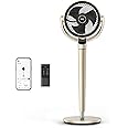 Dreo Pedestal Fan with Smart Control, 43'' Inches, 150°+120° Omni-Directional Oscillating Quiet Fans for Bedroom, 110ft Circulator Fan with DC Motor, 9 Speeds, 6 Modes, 12H Timer, Wi-Fi/Voice/Alexa