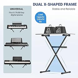 GLEAM Keyboard Stand Digital Piano Stand