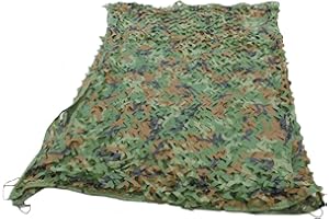 3M X 3M Camouflage Net Military Camo Cover for Army Shelter Camping Military Hunting Shooting Sunscreen