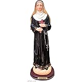 ntique Style 12 Inches Santa Rita Saint St Catholic Religious Figurine Figure Statue EstatuaQ
