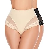 FVACPJ Shapewear Tummy Control Underwear - Low Rise Seamless Control Panties Women's Shaping Briefs for Everyday Wear