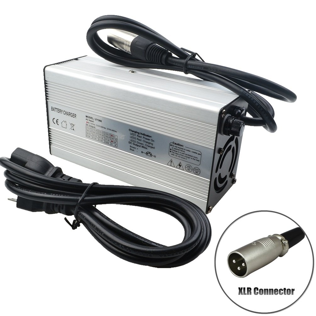 Amazon.com: 42V 8A Charger For 10S 36V Li-ion Battery, XLR Connector  E-bike/Scooter Battery Charger Worldwide Input Voltage 100V-240V (42V 8A XLR):  Home ...