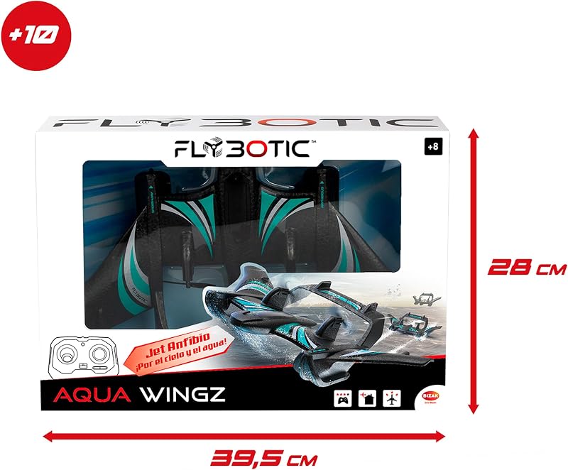 Aqua Wingz Avión RC con Luces LED, Despegue en Agua o Tierra, Espuma EPP Resistente, +10 años, (62004498) — foto 2 de 7