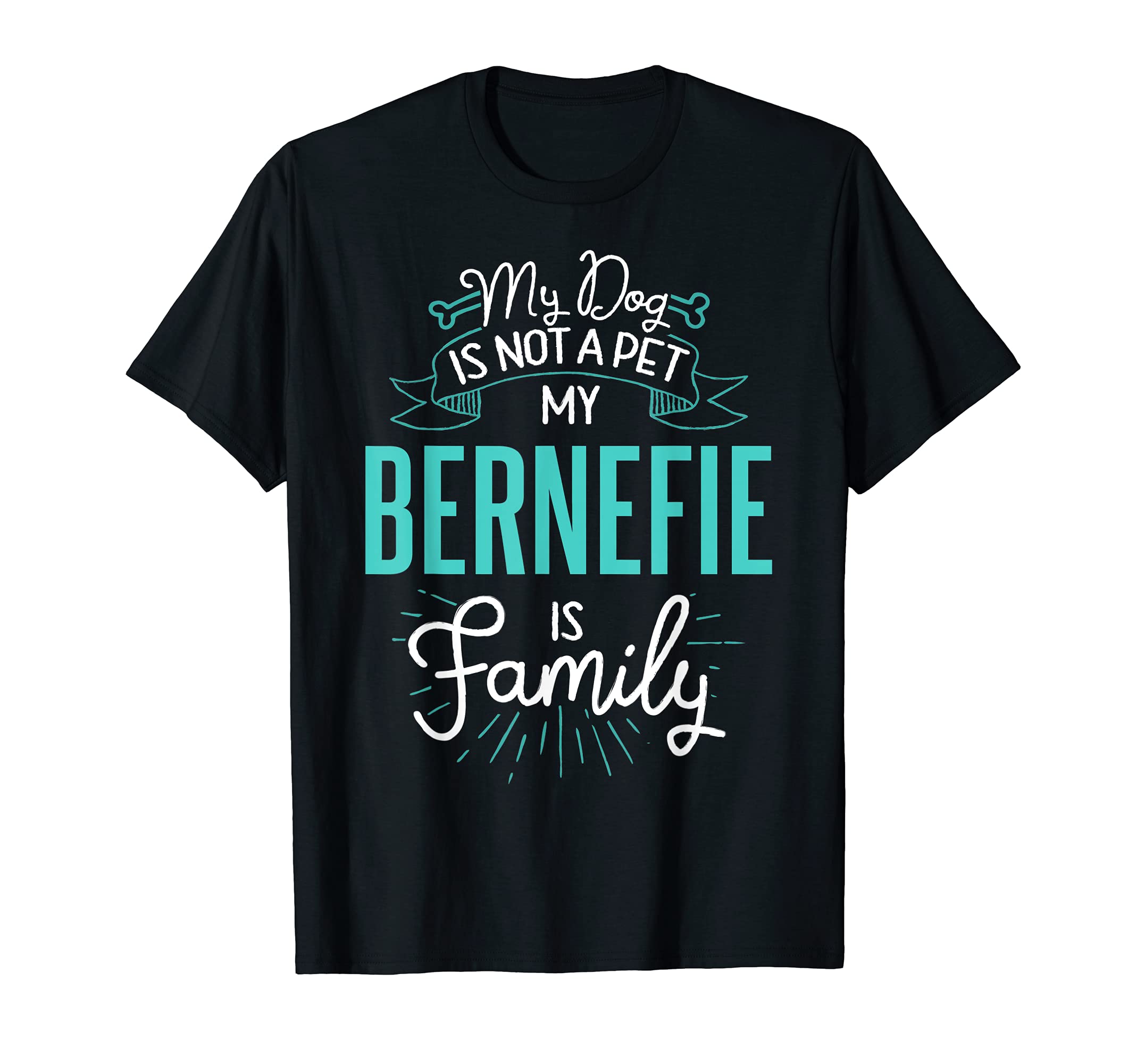 Cute Bernefie Design Family Dog Giftn T-Shirt