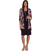 R&M Richards Womens Twilight Bloom Swing Jacket Dress
