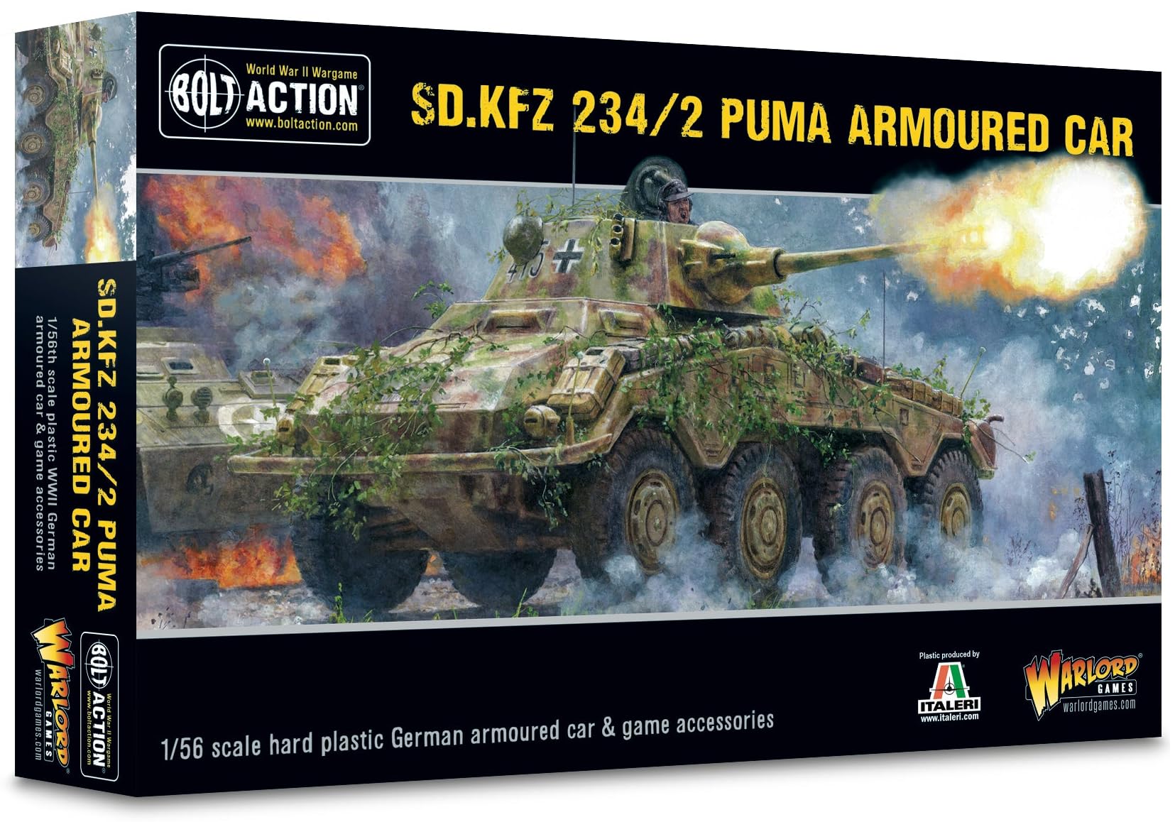 Bolt Action - Puma, Sd.kfz 234/2 Armoured Car - Wgb.wm.506 - Warlord Games