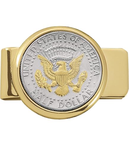 Stainless Steel Money Clip Wallet - Hinged Coin Holder For Cards, Cash & Essentials