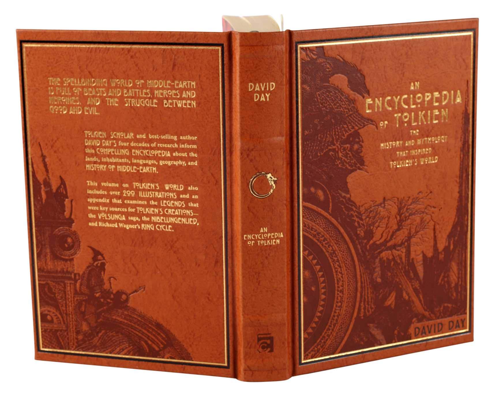 An Encyclopedia of Tolkien: The History and Mythology That Inspired Tolkien's World (Leather-bound Classics)
