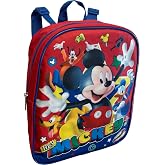 Ruz Mickey Mouse Toddle Boy 12 Inch Mini Backpack (Red-Blue)